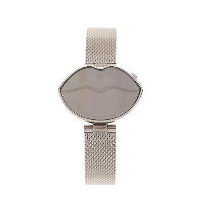 Relógio Digital Feminino Bianca Andrade Fashion Prata