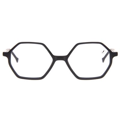 Armação Para Óculos De Grau Feminino Ótica Chilli Beans Hexagonal  Preto