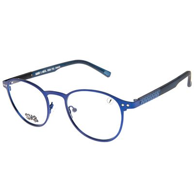 Armação Para Óculos de Grau Feminino SK8 Multi Polarizado Azul