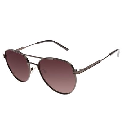 Óculos De Sol Feminino Chilli Beans Redondo Degradê Marrom