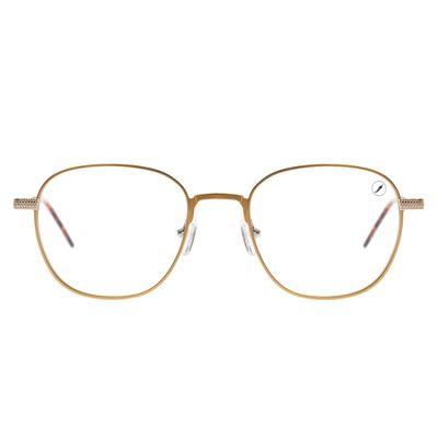 Armação Para Óculos de Grau Feminino Ótica Chilli Beans Redondo Slim Dourado