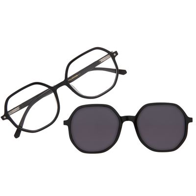Armação Para Óculos de Grau Feminino Ótica Chilli Beans Multi Polarizado Preto