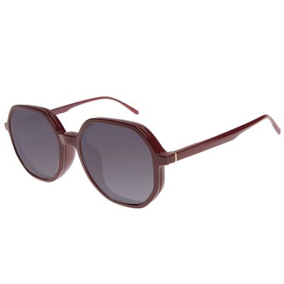 Armação Para Óculos de Grau Feminino Ótica Chilli Beans Multi Polarizado Vinho