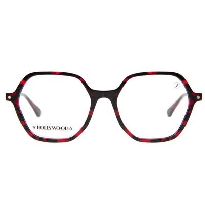 Armação Para Óculos De Grau Feminino Hollywood Vintage Multi Vermelho
