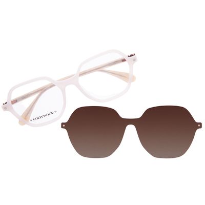 Armação Para Óculos De Grau Feminino Hollywood Vintage Multi Rosé