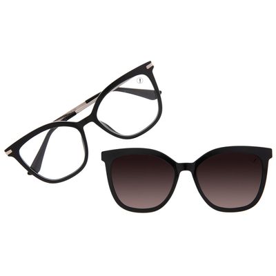 Armação Para Óculos De Grau Feminino Chilli Beans Cat Multi Preto