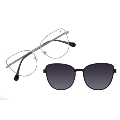 Armação Para Óculos De Grau Feminino Chilli Beans Cat Multi Ônix