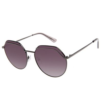 Óculos De Sol Feminino Chilli Beans Redondo Ônix