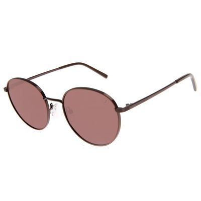 Óculos De Sol Feminino Chilli Beans Redondo Marrom