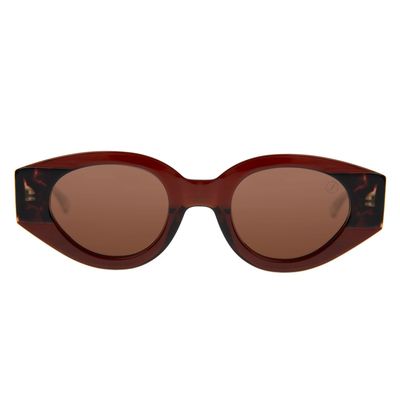 Óculos De Sol Feminino Chilli Beans Cat Fashion Marrom