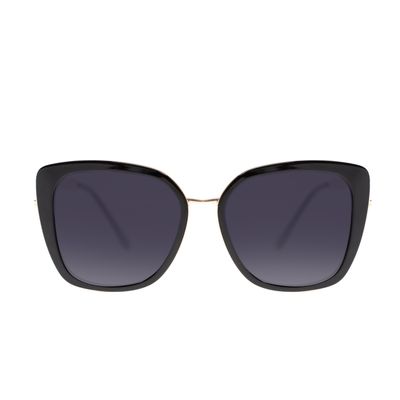 Óculos De Sol Feminino Chilli Beans Cat Clássico Preto Dourado