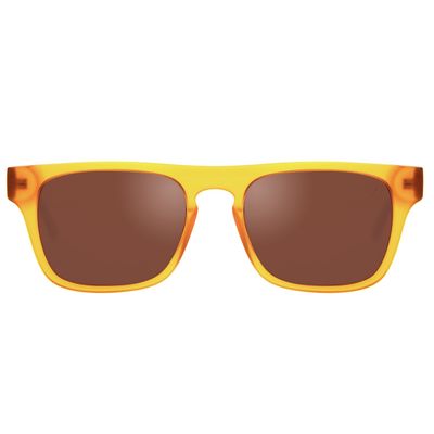 Óculos De Sol Unissex Chilli Beans Premium Quadrado Caramelo