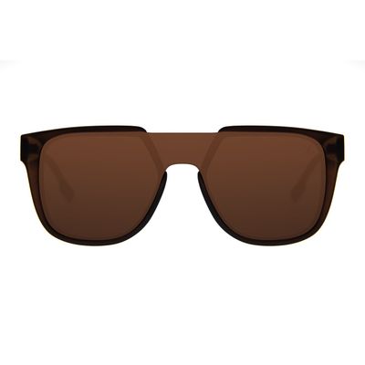 Óculos de Sol Unissex Infinity Quadrado Esporte Marrom