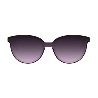 Óculos de Sol Feminino Infinity Redondo Poli Roxo