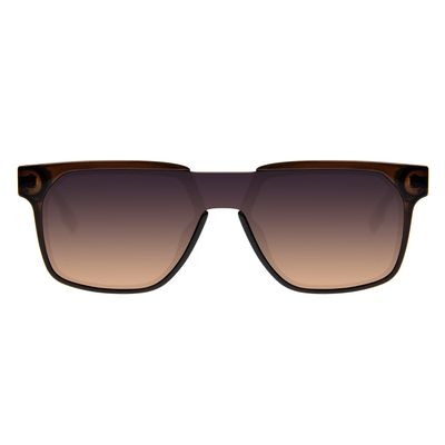 Óculos de Sol Masculino Infinity Quadrado Clássico Marrom
