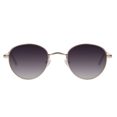 Óculos de Sol Unissex Chilli Beans  Clássicos Redondo MT Dourado