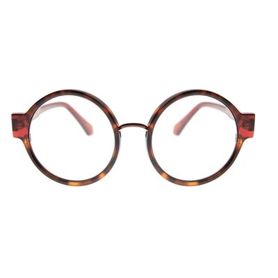 Armação Para Óculos de Grau Feminino Premium Redondo Vermelho