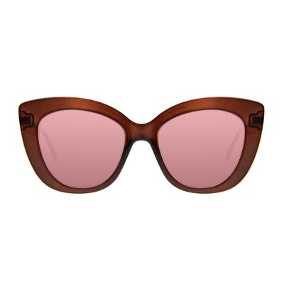Óculos de Sol Feminino Chilli Beans Gatinho Oversized Vinho