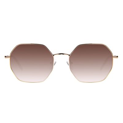Óculos de Sol Feminino Chilli Beans Hexagonal Metal Rosé