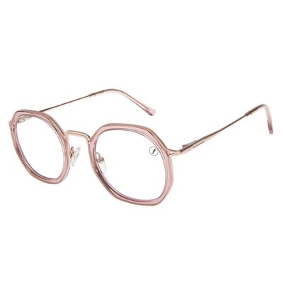 Armação Para Óculos De Grau Feminino Chilli Beans Redondo Rosé