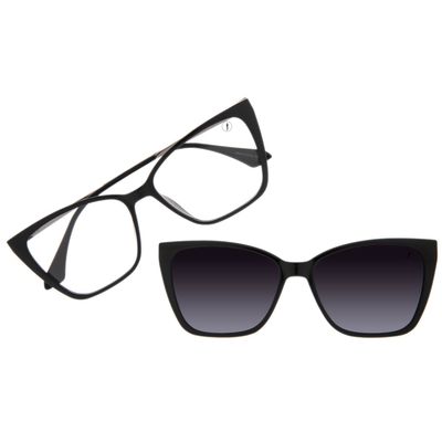 Armação Para Óculos de Grau Feminino Chilli Beans Multi Cat Polarizado Degradê