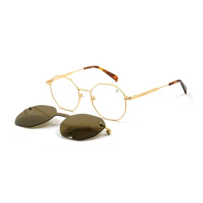 Armação Para Óculos de Grau Unissex Chilli Beans Multi Polarizado Dourado