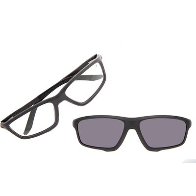 Armação Para Óculos De Grau Masculino Chilli Beans Multi Quadrado Cinza