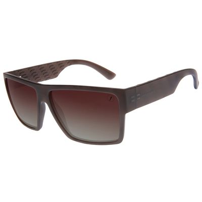 Óculos de Sol Masculino Chilli Beans Quadrado Polarizado Marrom