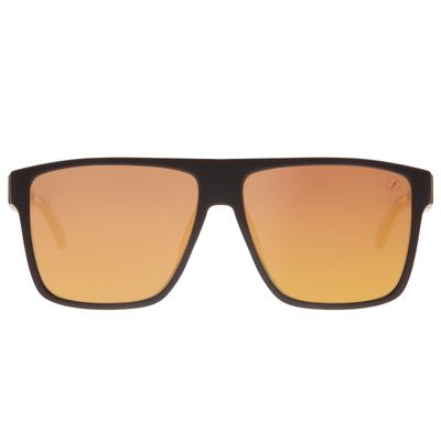 Óculos de Sol Masculino Chilli Beans Quadrado Polarizado Espelhado Dourado
