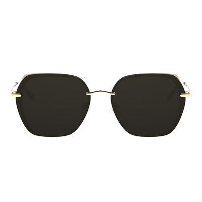 Óculos de Sol Feminino Chilli Beans Casual Quadrado Dourado