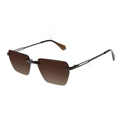 Óculos de Sol Feminino Chilli Hits 3 Luísa Sonza Fashion Degradê Marrom