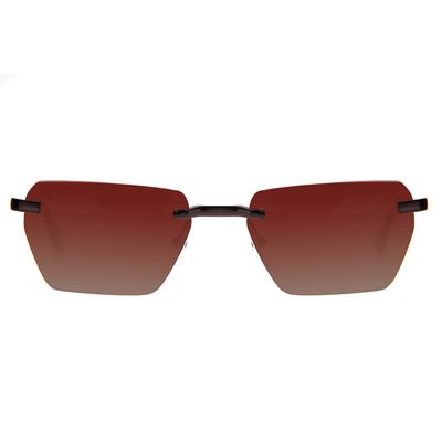 Óculos de Sol Feminino Chilli Hits 3 Luísa Sonza Fashion Degradê Marrom