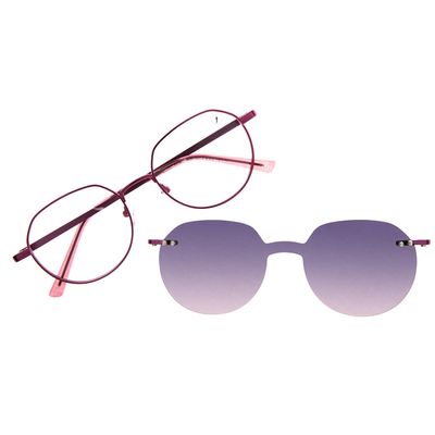 Armação Para Óculos de Grau Feminino Chilli Beans Multi Polarizado Rosa