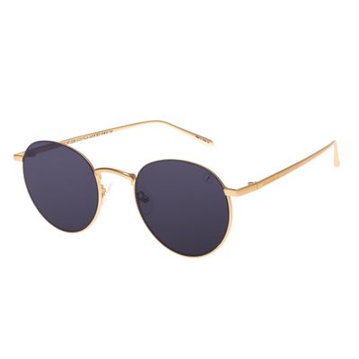 Óculos de Sol Feminino Chilli Beans Euforia Dourado Fosco Banhado a Ouro