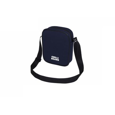 Bolsa Shoulder Unissex Chilli Beans Casual Azul Marinho