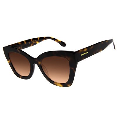 Óculos de Sol Feminino Chilli Beans Gatinho AC Tartaruga