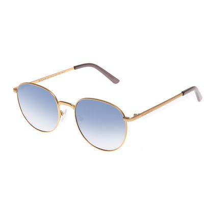 Óculos de Sol Feminino Chilli Beans Banhado A Ouro 24k Degradê Azul