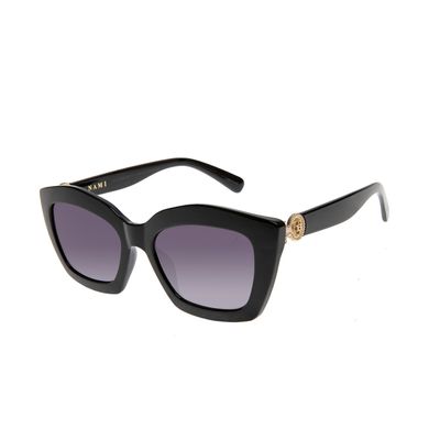Óculos de Sol Feminino One Piece Nami Quadrado Degradê Preto