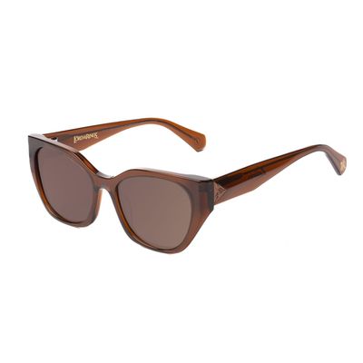 Óculos de Sol Feminino O Senhor dos Anéis Folha de Galadriel Marrom Polarizado