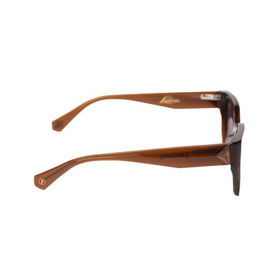 Óculos de Sol Feminino O Senhor dos Anéis Folha de Galadriel Marrom Polarizado