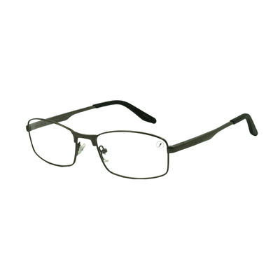 Armação Para Óculos de Grau Masculino Metal Slim Ônix