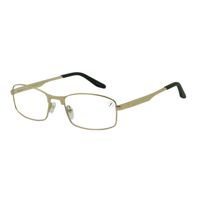 Armação Para Óculos de Grau Masculino Metal Slim Dourado