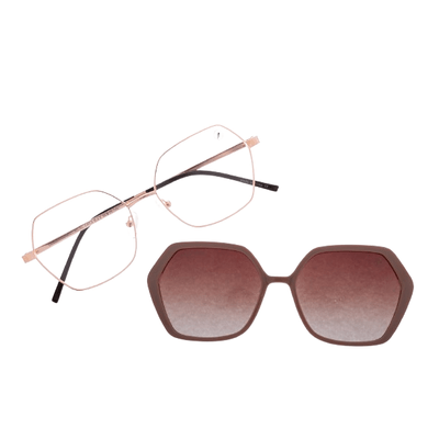 Armação Para Óculos de Grau Feminino Chilli Beans Multi Polarizado Dourado