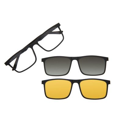 Armação Para Óculos de Grau Masculino Chilli Beans Multi Night Vision Polarizado Cinza