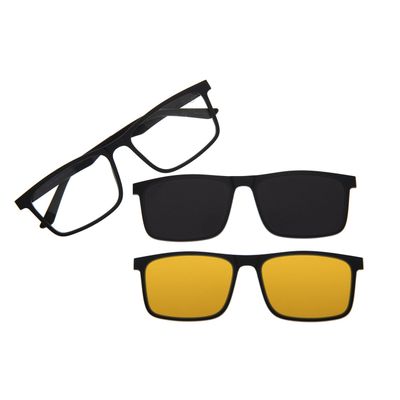 Armação Para Óculos de Grau Masculino Chilli Beans Multi Night Vision Polarizado Azul