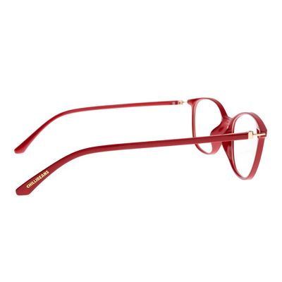 Armação Para Óculos de Grau Feminino Chilli Beans Clássicos Redondo Vinho