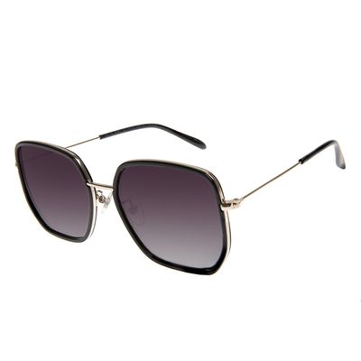 Óculos de Sol Feminino Chilli Beans Metal Slim Quadrado Dourado