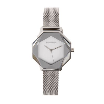 Relógio Analógico Feminino Chilli Beans Octogonal Prata