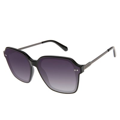 Óculos de Sol Feminino Chilli Beans Quadrado Cinza Casual