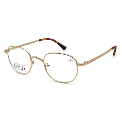 Armação Para Óculos de Grau Feminino Chilli Beans Redondo Dourado Fosco